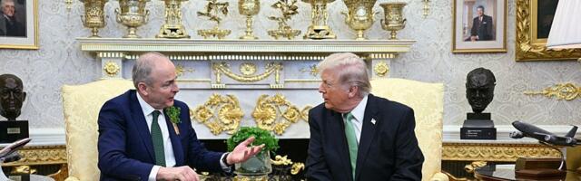 Photos show St. Patrick's Day celebrations at the White House through the years