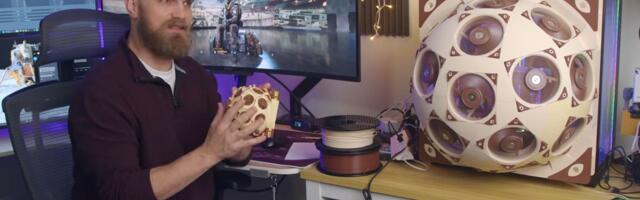 'Building the Superdome, a 15-fan PC side panel': YouTuber makes giant fan that looks amazing — and drops temperature by 20C