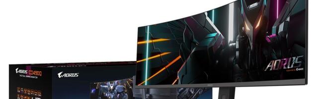 AI comes to massive gaming monitor to solve burn-in problems - Aorus CO49DQ 49-inch super ultrawide QD-OLED gaming screen