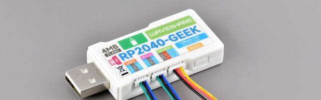Raspberry Pi RP2040 powers new Waveshare USB dev board with onboard LCD screen