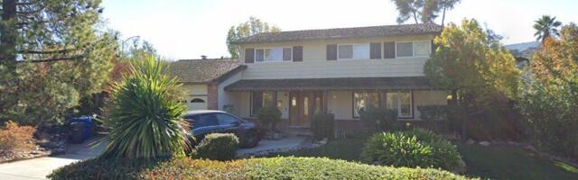Sale closed in Los Gatos: $2.5 million for a six-bedroom home