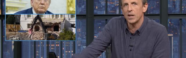Seth Meyers takes A Closer Look at Trumps White House ballroom project Seth Meyers takes A Closer Look at Trumps White House ballroom project