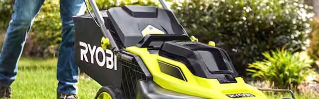 Home Depot Is Selling A Ryobi Lawn Mower And Battery Set For Under $320