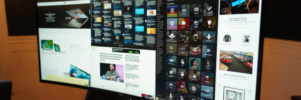 Dell’s 40-inch curved monitor is perfect for a home office command center