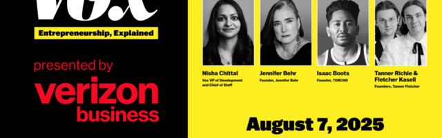 Vox hosting Entrepreneurship, Explained live event