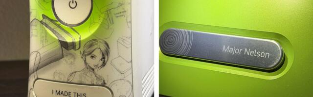 First images of exclusive custom Xbox 360 launch console shared ahead of HD-gaming pioneer’s 20th anniversary — project leader Major Nelson admits he has never powered on 'Launch Team 05' console