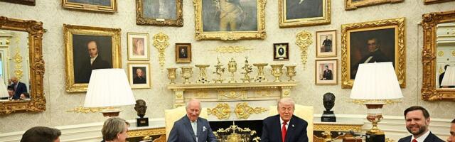 Gold, gold, and more gold: All of the decor changes Trump has made to the Oval Office
