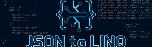 JsonToLinq – автоматическая конвертация фильтров из JSON в LINQ Expression деревья