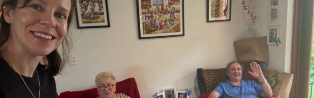 My family of 5 moved in with my parents. There are pros and cons, but it's worth it for my kids to get more time with their grandparents.