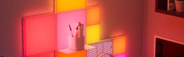 Nanoleaf’s colorful pegboard and shelf kit is half off
