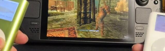 Modder turns an old pair of iPods into Steam Deck inputs — for Skyrim, though support in other games is possible