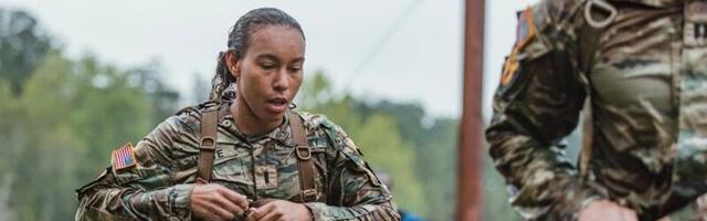 1st Lt. Gabrielle White is the first woman to finish the Best Ranger Competition. See what she endured in the grueling 3-day event.