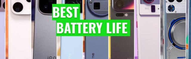 Top phones of 2025: Battery life
