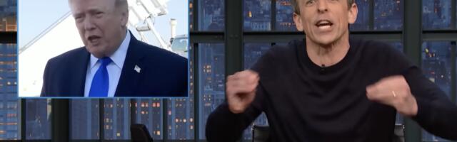 Seth Meyers spends 2 minutes ranting about Trumps bizarre paperclip story