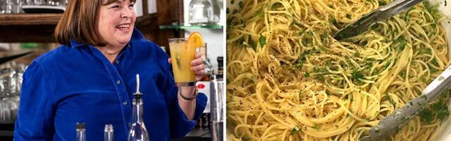 I made Ina Garten's 3-ingredient pasta, and it was the easiest 10-minute dinner