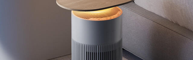 SwitchBot made an air purifier that’s also a table and charging station