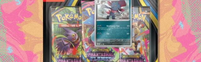 The Pokémon TCG Phantasmal Flames Triple Pack Weavile is down to its best-ever price at Amazon — save over $10