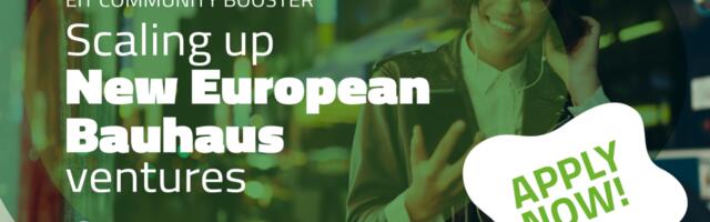 EIT Community Booster: Scaling high-impact New European Bauhaus ventures