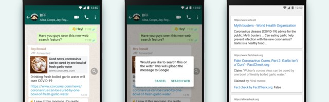 WhatsApp lets users verify forwarded messages