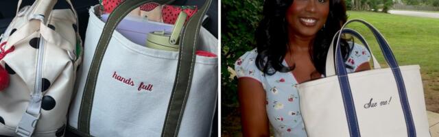 Women in the workplace are putting a new twist on L.L.Bean's famous tote bags