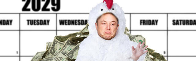 Why is Elon Musk too chicken to take a measly $500K bet on AI?