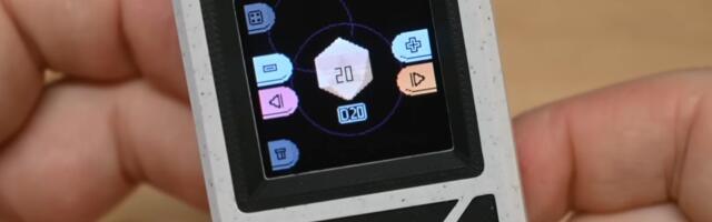 This Raspberry Pi Pico 3D printed digital dice throws luck to the digital wind