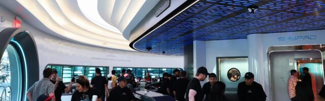 Photos show the Tesla Diner's grand opening in Hollywood, which Elon Musk has been teasing for years