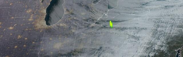 A large meteor is visible from much of Ohio and parts of neighboring states