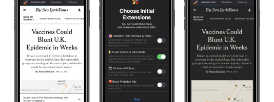 Insight launches a customizable iOS browser with support for extensions