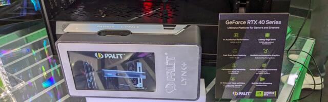 This overpowered RTX 4090 card has a built-in water block, a screen and a modular AIO