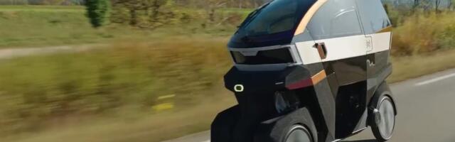 A Microcar Made for Lane Splitting Like a Motorcycle video