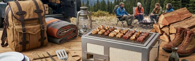 Somebody, please, stop me from impulse purchasing this Japanese BBQ grill and hosting my own at-home hibachi party