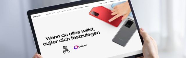 Samsung partners with Grover to tap into “rent-not-buy” trend