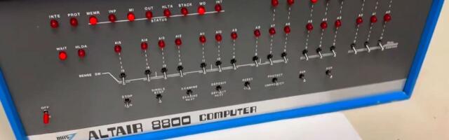 Erroneously assembled 1974 Altair 8800 computer gets fixed and enjoys first run in 2026 — Intel 8080 powered machine ran its first program 52 years later