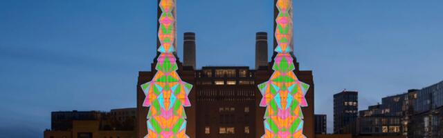 Apple Lights Up Battersea Power Station With iPad-Designed Christmas Trees