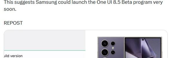 One UI 8.5 beta could land on Galaxy S24 and FE models for the first time
