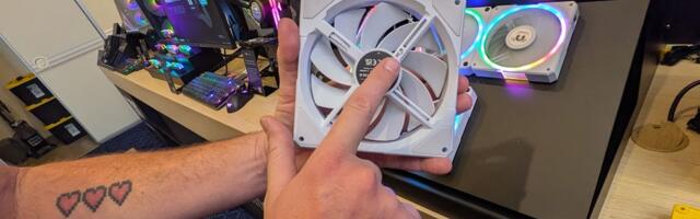 Thermaltake's new case fan has built-in temperature sensor to help adjust its speed