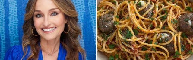 I tried Giada De Laurentiis' 30-minute pasta dish. My family couldn't get enough of the meatballs stuffed with cheese.