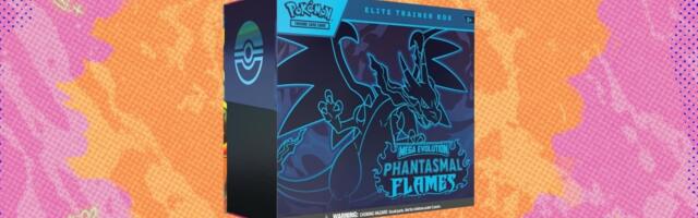 The Pokémon TCG: Mega Evolution Phantasmal Flames Elite Trainer Box is close to market value at Amazon