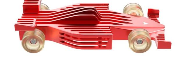 Enclosure Transforms Your M.2 SSD Into an F1 Race Car
