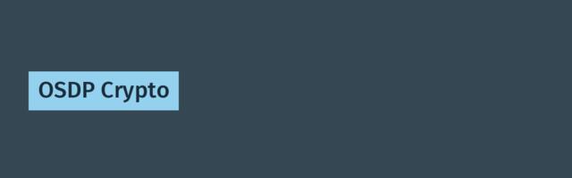 OSDP Crypto