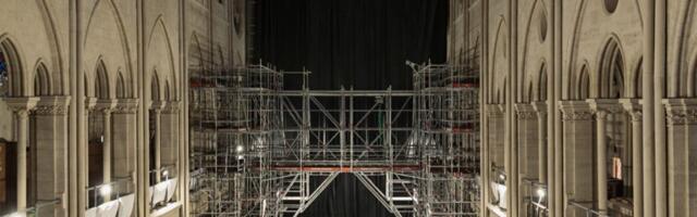 A peek inside the restoration of the iconic Notre Dame cathedral