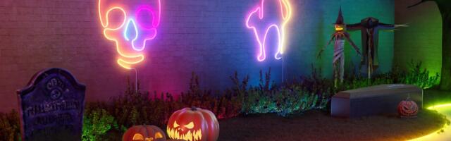 New Smart Light Strips Offer Inventive Last-Minute Halloween Glow Art