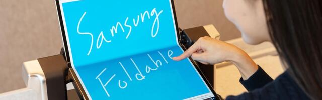 Samsung showcases world’s first 18.1-inch foldable OLED display
