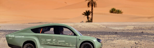 Dutch solar EV completes 1,000km test drive through the desert