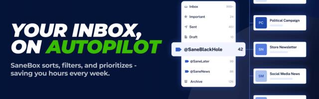 Outsmart your inbox with SaneBox: The AI-powered secret to startup productivity (Sponsored)