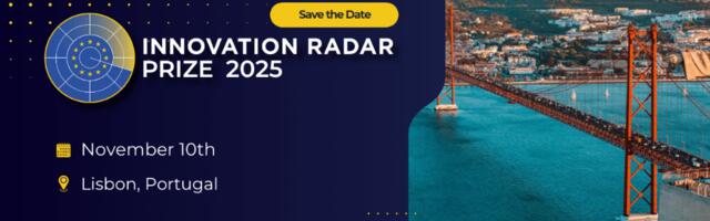 Save the date: Register for the Innovation Radar Prize 2025 in Lisbon, Nov 10th