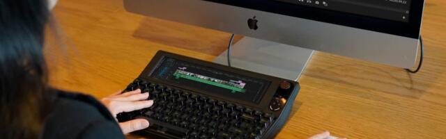 VisionBoard keyboard incorporates a 10-inch touchscreen, leans into retro word processor style