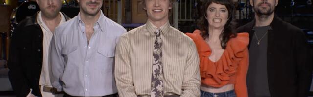 Connor Storrie makes out with Sarah Sherman in SNL promo