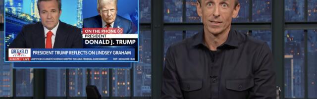 Seth Meyers reacts to Trumps blunt words about Lindsey Grahams cause of death